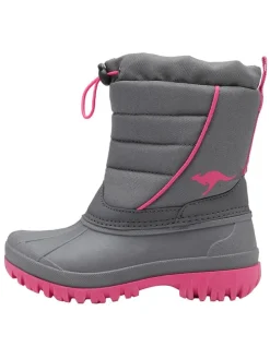 Winterstiefel "K-Ben" in Grau/ Pink