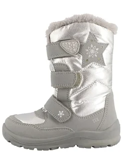 Winterstiefel "Kiana" in Grau/ Silber