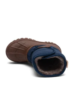 Winterstiefel ''Pacson'' in Hellbraun/ Dunkelblau