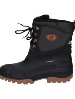 Winterstiefel Pilgrim gefüttert in schwarz/braun/oliv