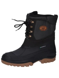 Winterstiefel Pilgrim gefüttert in schwarz/braun/oliv