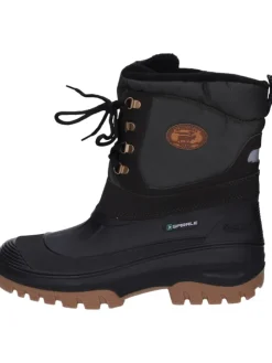 Winterstiefel Pilgrim gefüttert in schwarz/braun/oliv