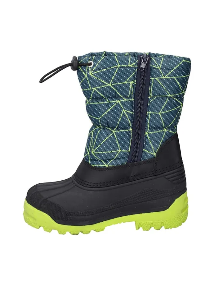 Winterstiefel "Sneewy" in Grün/ Schwarz