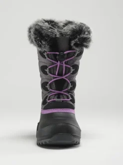 Winterstiefel "Snowangel" in Grau/ Lila