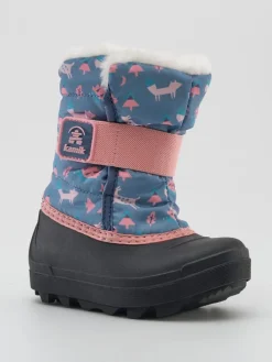 Winterstiefel "Snowbug 7" in Hellblau/ Rosa
