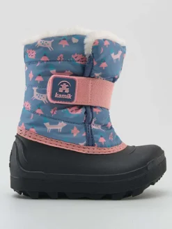 Winterstiefel "Snowbug 7" in Hellblau/ Rosa