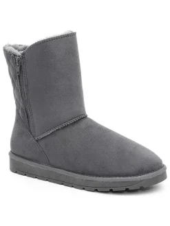 Winterstiefel "Zasha" in Anthrazit