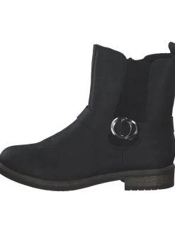 Winterstiefeletten in schwarz/schwarz