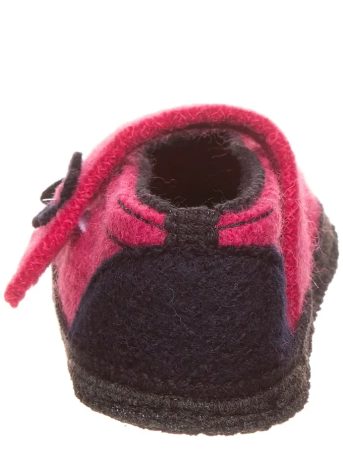 Wollfilz-Hausschuhe "Becky" in Pink