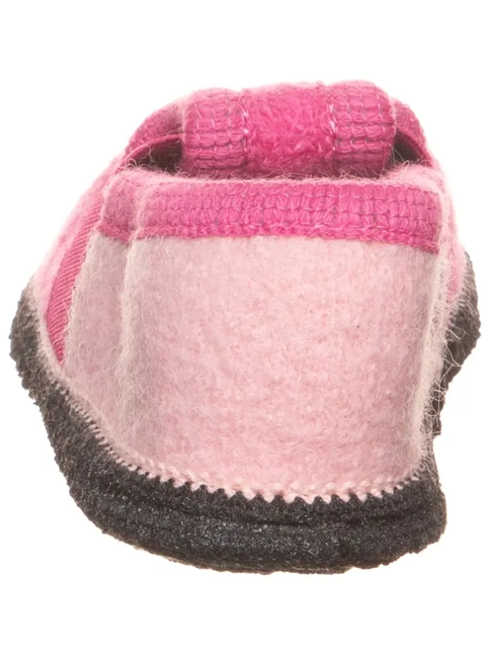 Wollfilz-Hausschuhe "Bobby Küken" in Pink