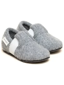 Woll-Hausschuhe "Alpine Runner" in Grau