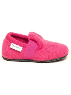 Woll-Hausschuhe "Alpine Runner" in Pink