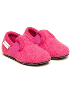 Woll-Hausschuhe "Alpine Runner" in Pink