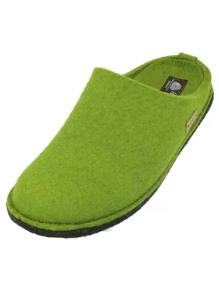 Woll-Hausschuhe "Flair" in Grün