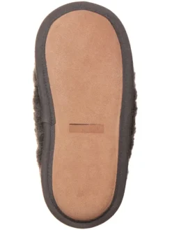 Wollhausschuhe in Braun