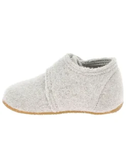 Woll-Hausschuhe in Grau