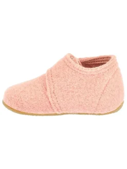 Woll-Hausschuhe in Rosa