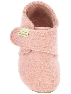 Woll-Hausschuhe in Rosa