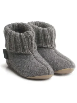 Woll-Hausschuhe "Karlo" in Grau