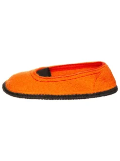 Woll-Hausschuhe "Ronja GM" in Orange