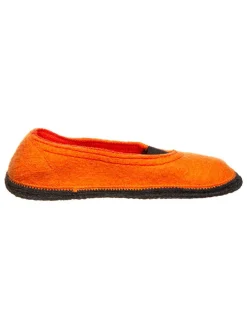 Woll-Hausschuhe "Ronja GM" in Orange