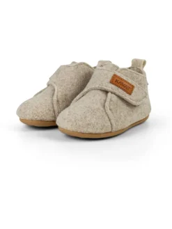 Wollhausschuhe "Ulvshyttan" in Creme