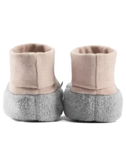 Wollwalk-Krabbelschuhe "Elias" in Grau