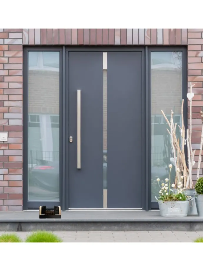 10x Schuhabstreifer in Schwarz/ Natur