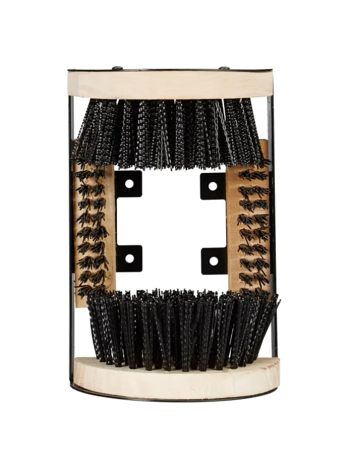 10x Schuhabstreifer in Schwarz/ Natur