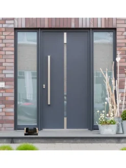 4x Schuhabstreifer in Schwarz/ Natur