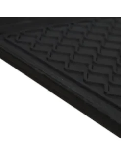 2x Schuhabtropfschale in Schwarz