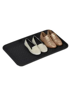 4x Schuhabtropfschale in Schwarz