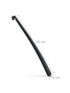 2x Schuhlöffel in Schwarz - (L)58 cm