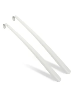 2x Schuhlöffel in Weiß