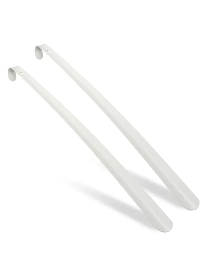 2x Schuhlöffel in Weiß