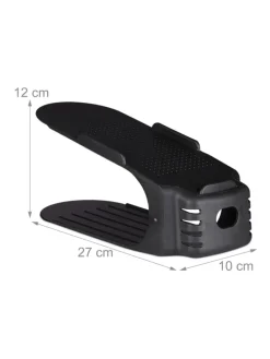 12x Schuhstapler in Schwarz