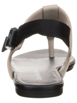 Zehensandalen in Beige