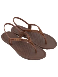 Zehensandalen "Todo Dia Brilha" in Braun