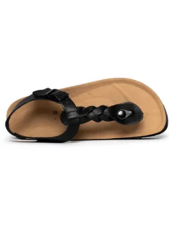 Zehentrenner "Ancone" in Schwarz