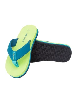 Zehentrenner "Haukland" in Grün/ Blau