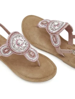 Zehentrenner in altrosa