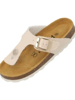 Zehentrenner in Beige