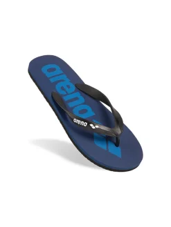 Zehentrenner in Blau/ Schwarz