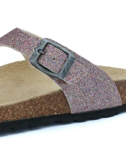 Zehentrenner in Bunt/ Rosa