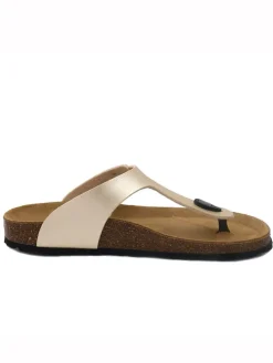 Zehentrenner in Creme