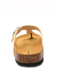 Zehentrenner in Creme