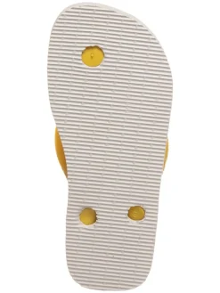 Zehentrenner in Gelb/ Schwarz