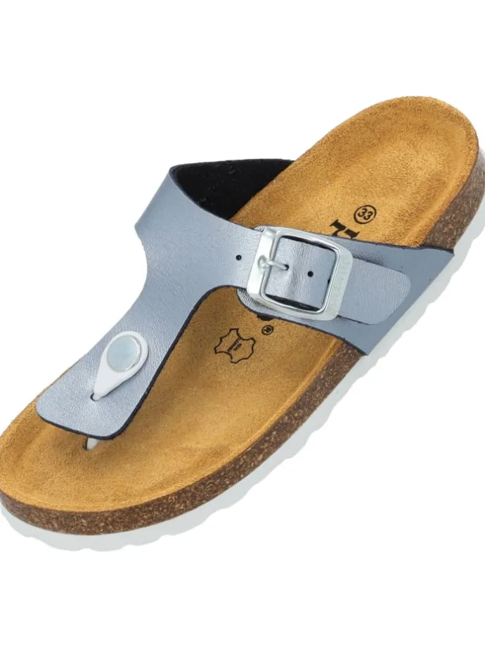 Zehentrenner in Hellblau