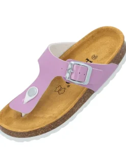 Zehentrenner in lila lack