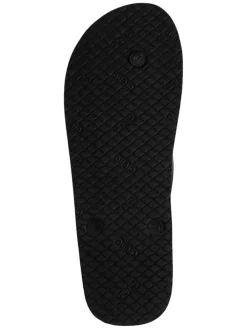 Zehentrenner in Mint/ Schwarz